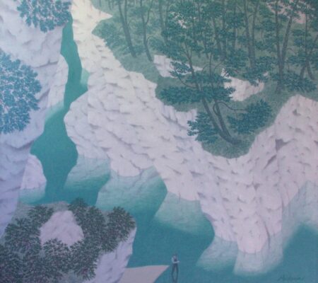 Fisherman in the Canyon - 68 x 76