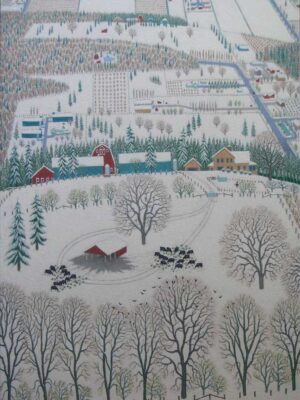 March Snow — 30" X 20" oil on linen 1985