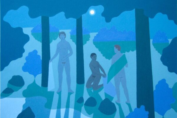 Moonlight Skinnydippers — 20" x 30" - 2009