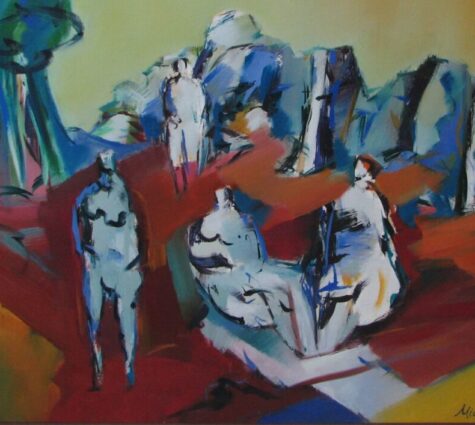 Pastorale 1963 • oil on linen • 53" x 58