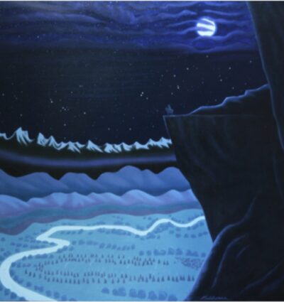 The Scout —68" X 76" oil on linen 1971 The Scout —68" X 76" oil on linen 1971