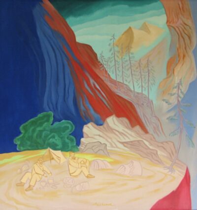 Days End —77" X 75" oil on linen 1970