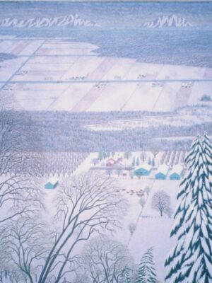 Late Snow In The Valley 75" X 67" oil on linen 1990 Late Snow In The Valley 75" X 67" oil on linen 1990