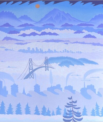 Vancouver in Ground Fog ll 64" X 50" oil on linen 1978 Vancouver in Ground Fog ll 64" X 50" oil on linen 1978